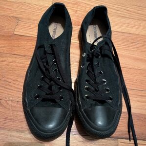 Converse Monochrome Black Sneakers